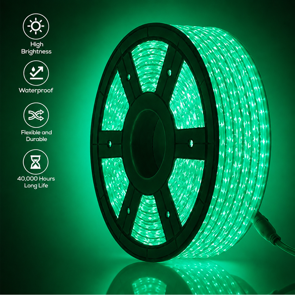 MP Premium LED Rope Light - Green