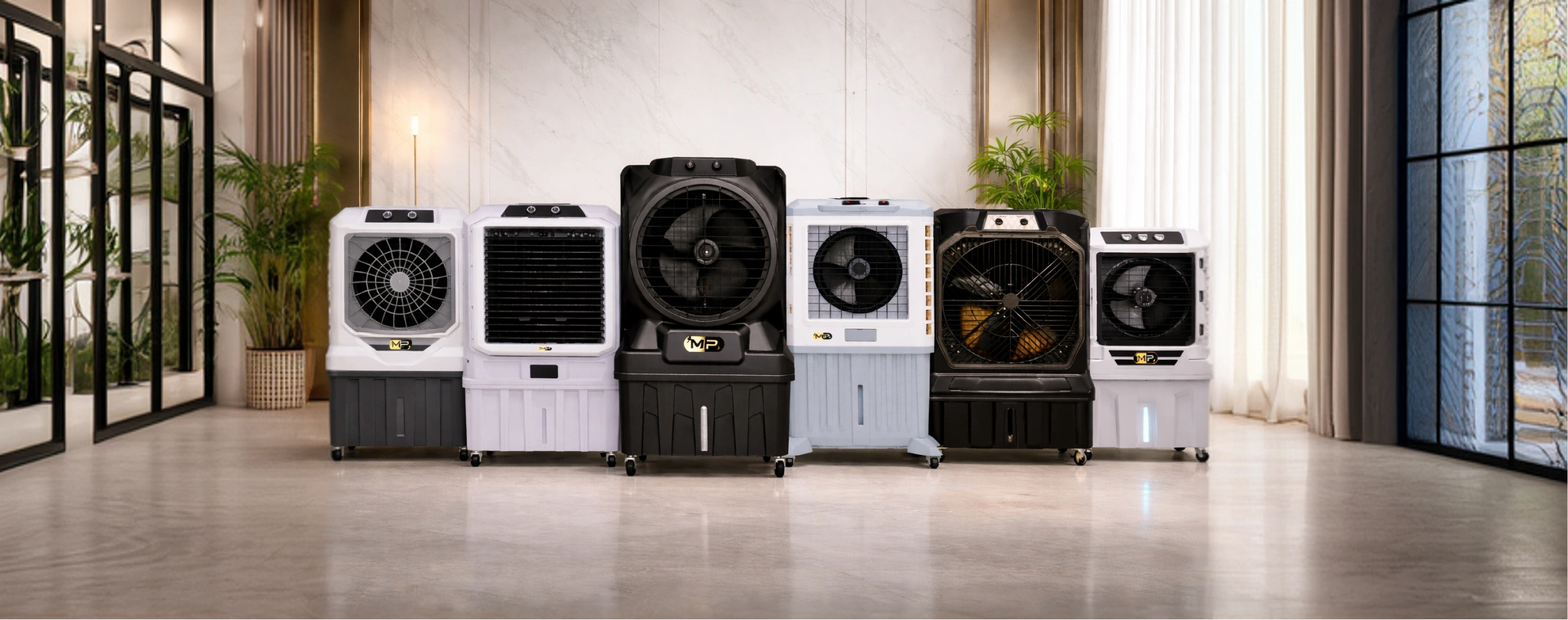 Many MP Coolers Aligned in a row 
