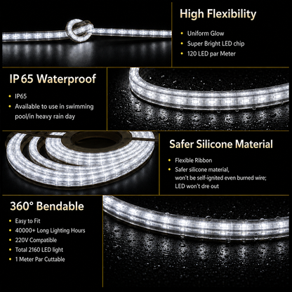 MP Premium LED Rope Light - White